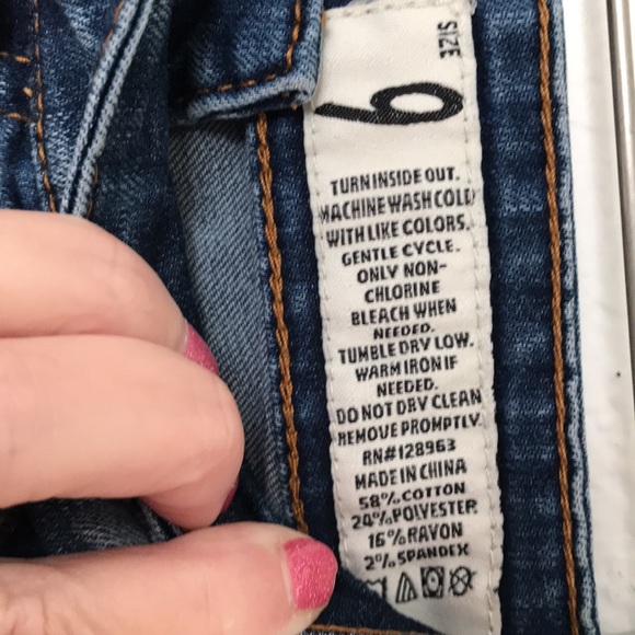 INDIGO REIN FOREVER JEAN SHORTS WOMENS SIZE 9 - Picture 3 of 5